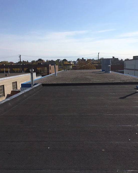 Commercial roof replacement project in Toronto and GTA by Metro Roofing