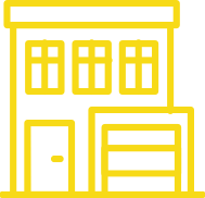 Flat roof service icon