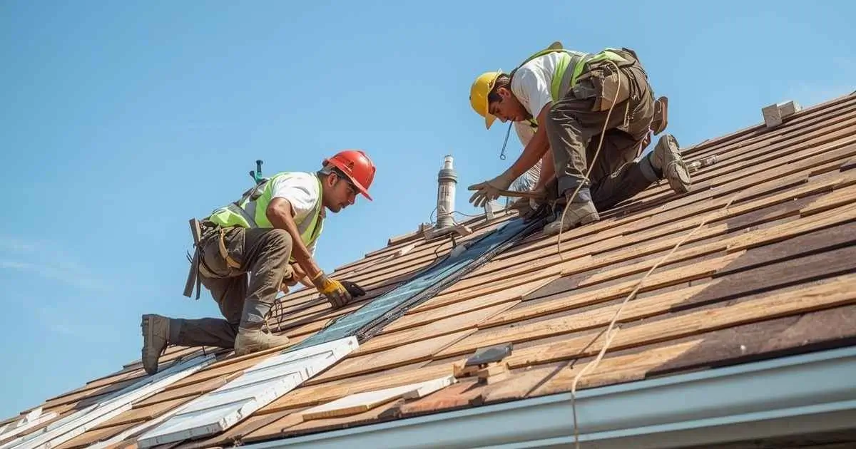 Roof damage on an Ajax home requiring professional repair by Metro Roofing
