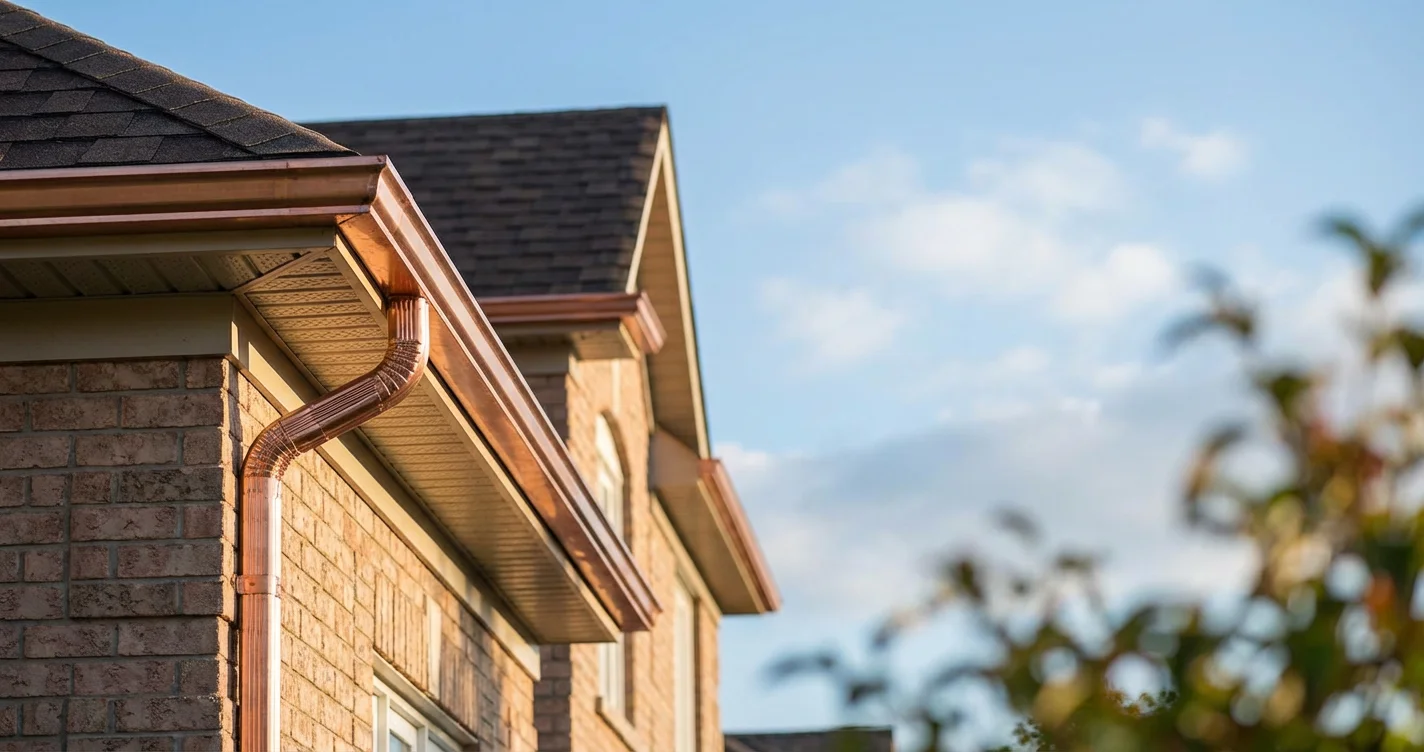 Professional eavestrough repair service in Ajax Ontario by Metro Roofing