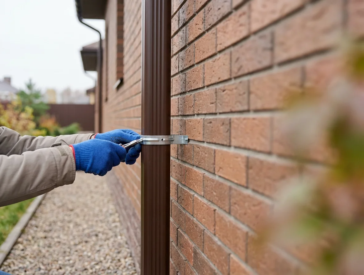 Downspout inspection and repair by Metro Roofing in Ajax Ontario