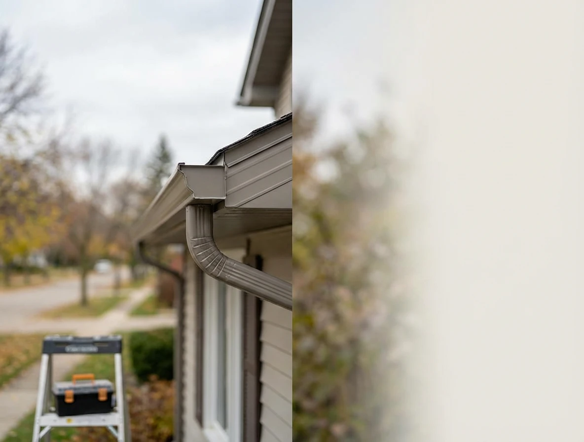 Metro Roofing eavestrough repair and replacement in Ajax Ontario